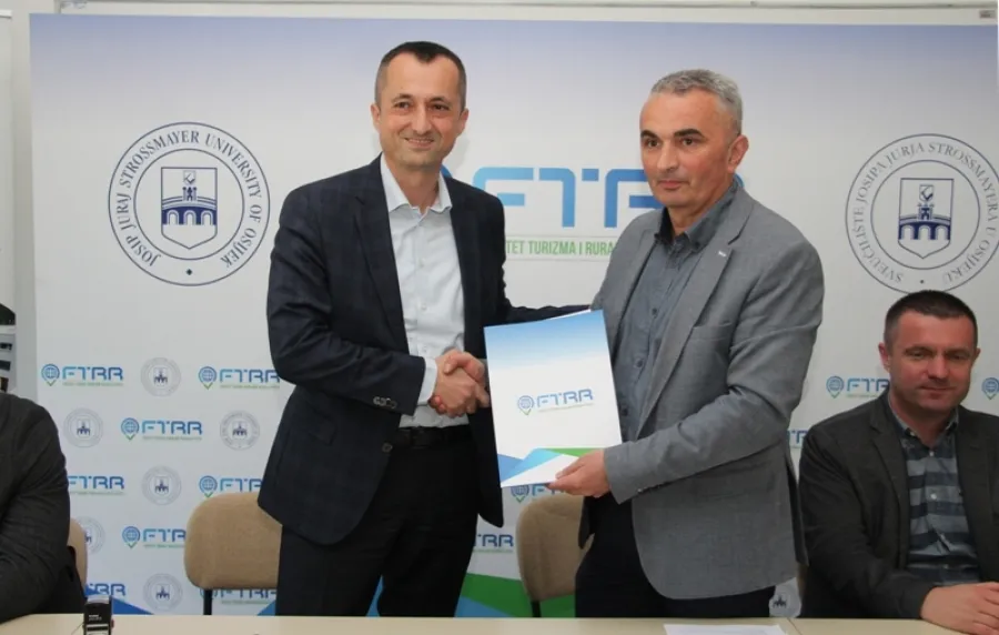 Fakultet turizma i ruralnog razvoja Požega potpisao sporazum o suradnji s Fakultetom elektrotehnike, računarstva i informacijskih tehnologija Osijek