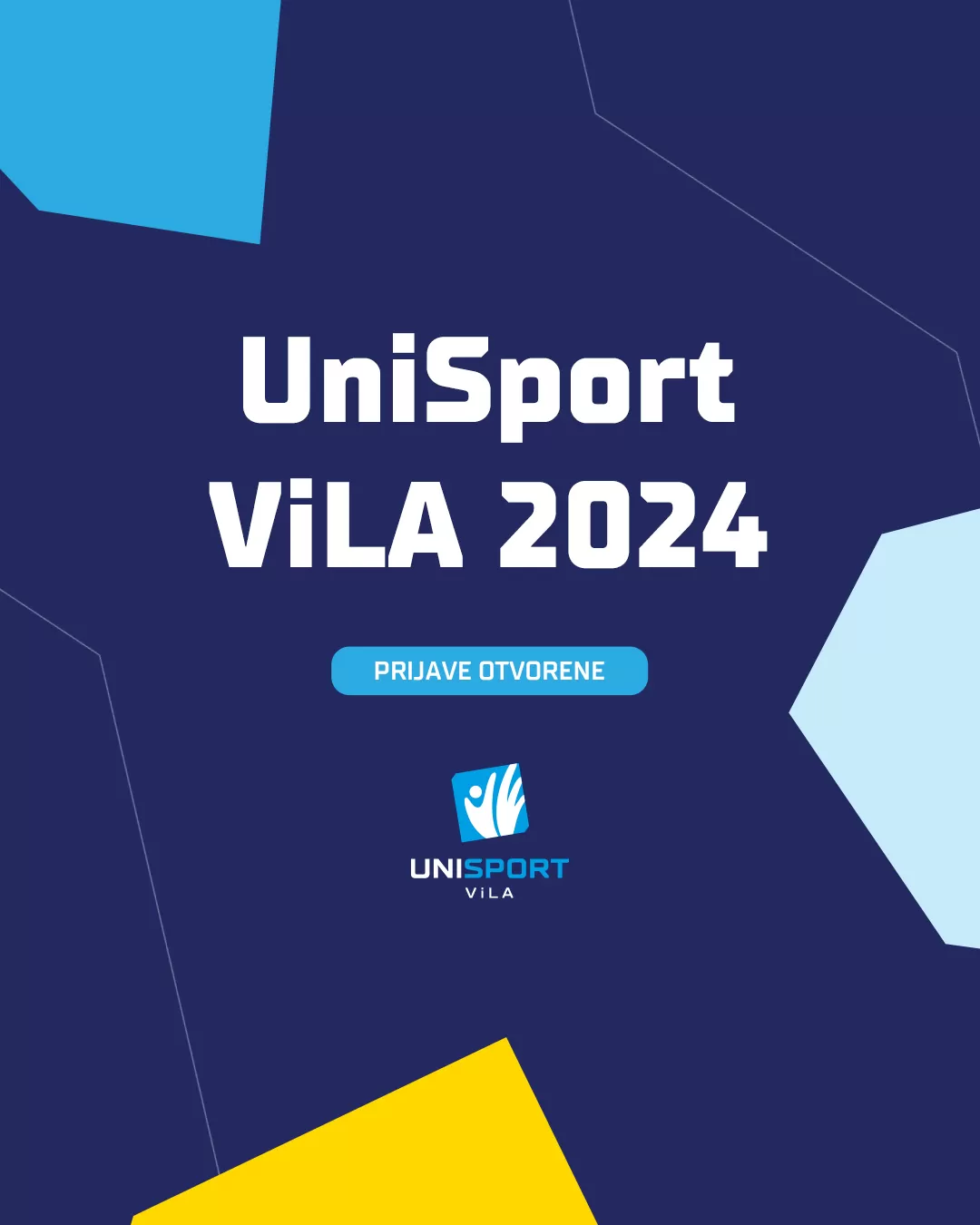 UniSport ViLA - otvorene prijave