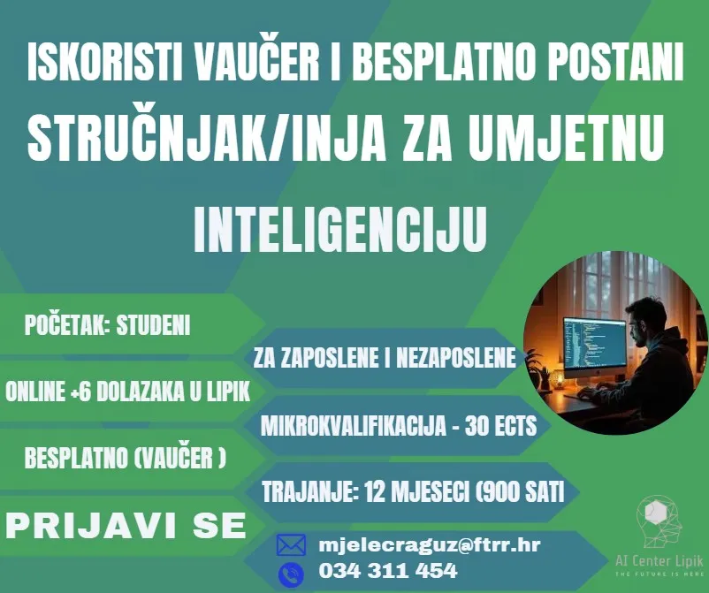 Postani stručnjak/inja za umjetnu inteligenciju