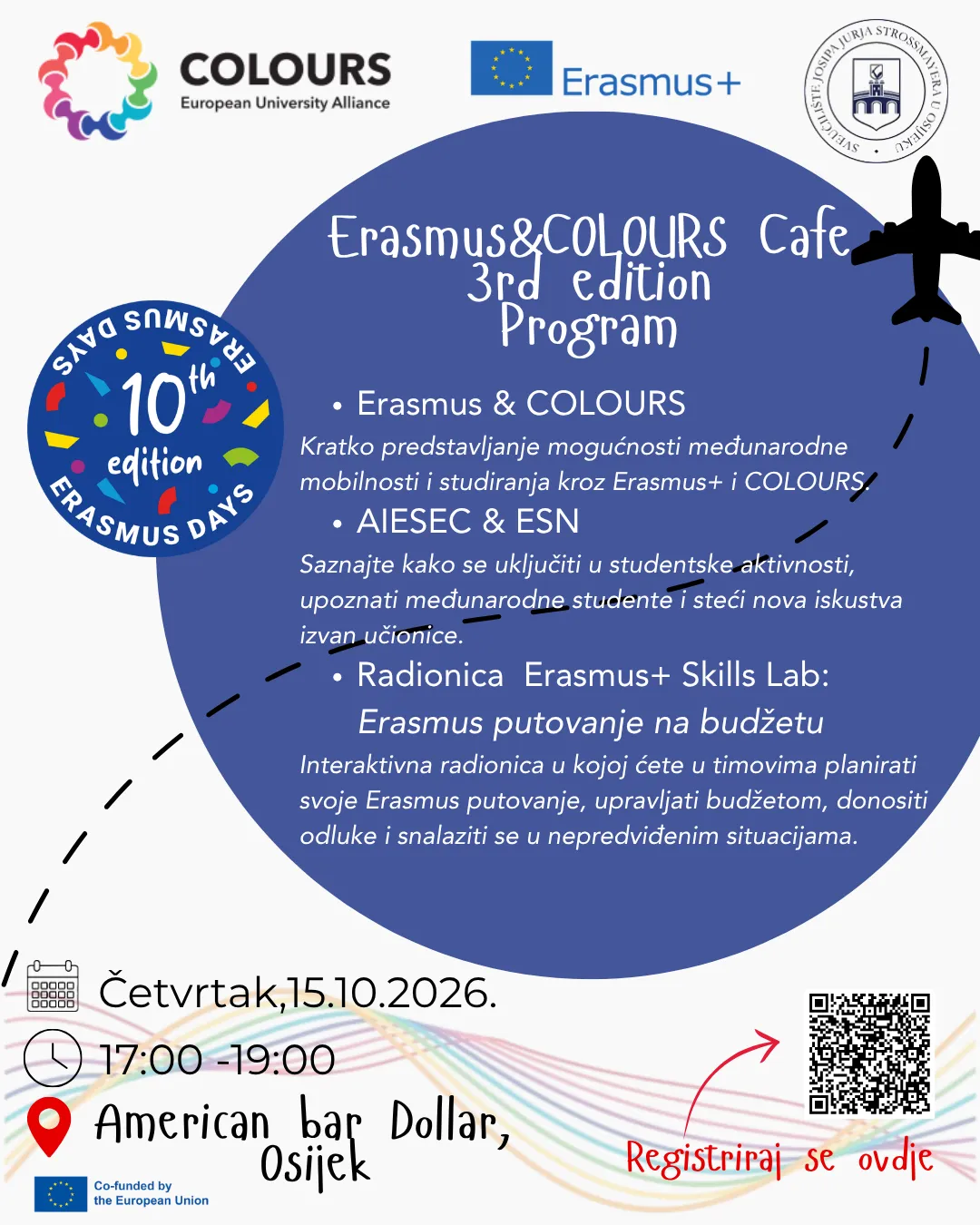 Erasmus&COLOURS Cafe 3rd Edition - 15. listopada 2026.