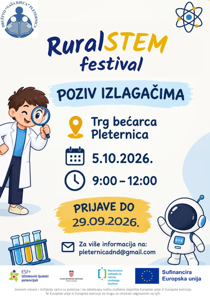 Poziv na partnerski RuralSTEM festival
