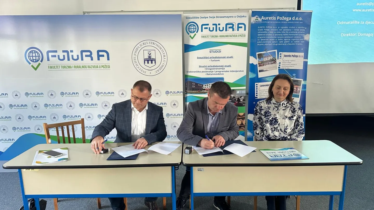 FUTURRA i Auretis potpisali sporazum o suradnji za razvoj turizma u praksi